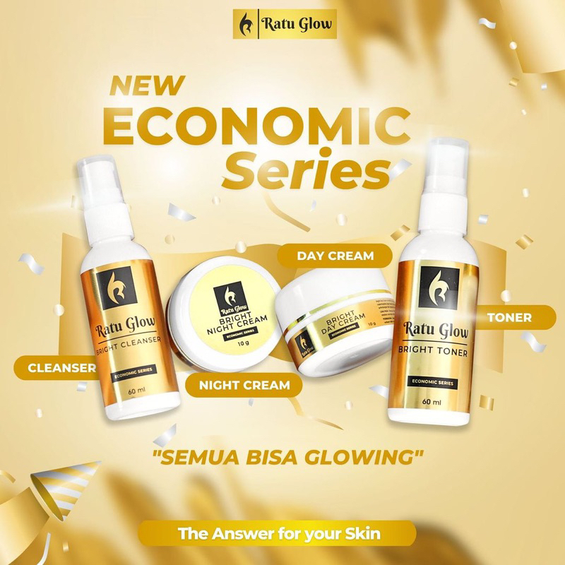 Jual PROMO PRODUK TERBARU RATU GLOW EKONOMIS SKINCARE ORIGINAL 1000