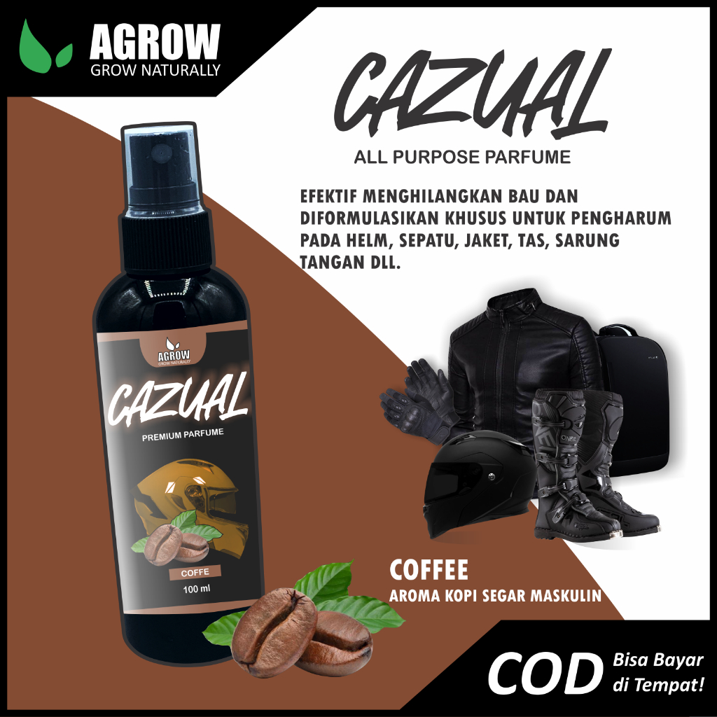 Jual Cazual Parfum Aroma Kopi Coffee Helm Sepatu Penghilang Bau Anti