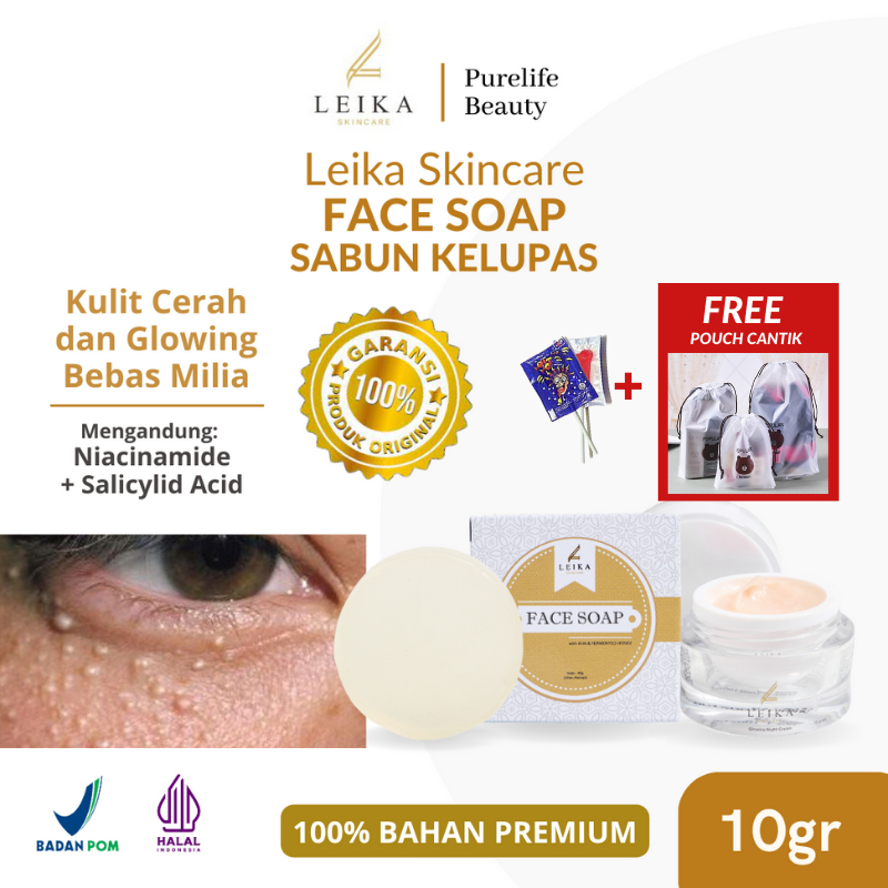 Jual Paket 2 In 1 Penghilang Milia Leika Skincare Obat Jerawat Milia