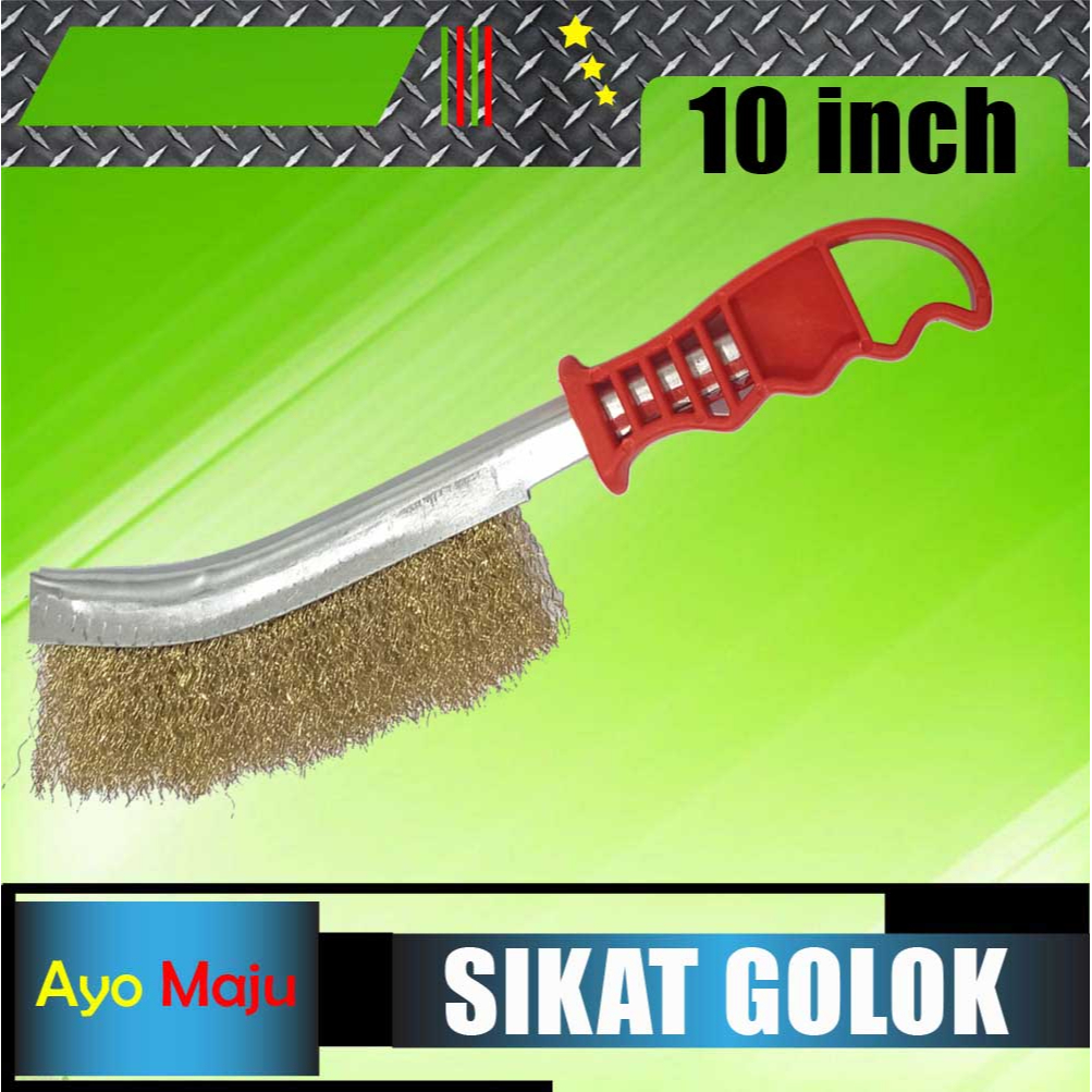 Jual Sikat Golok Sikat Kawat Kuningan Gagang Fiber Shopee Indonesia