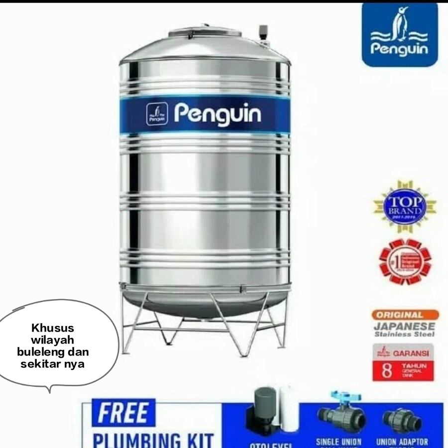 Jual Tangki Tandon Air Toren Stainless Penguin Kaki Shopee Indonesia