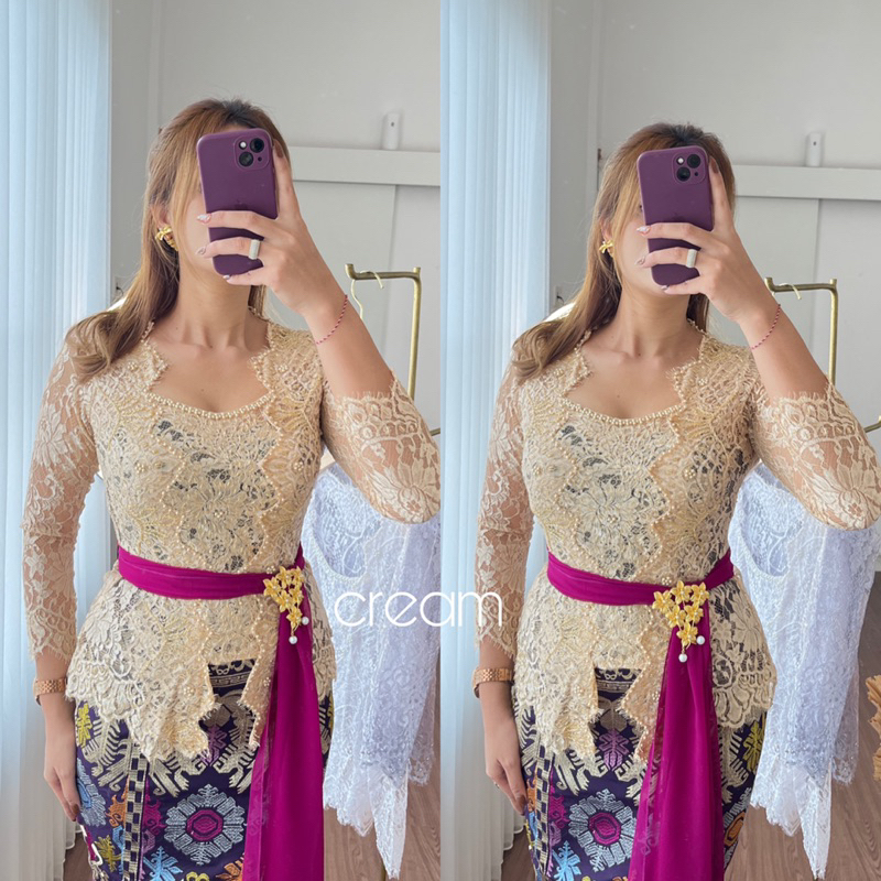 Jual Kebaya Payet Metalic Glossy Shopee Indonesia