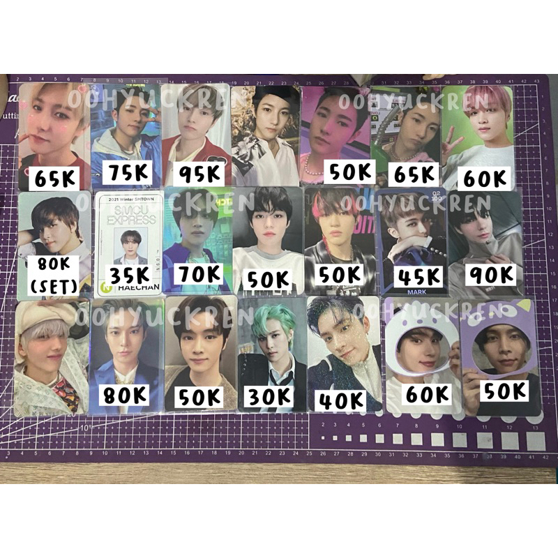 Jual Nct Haechan Mark Jeno Renjun Chenle Xiaojun Taeyong Sungchan