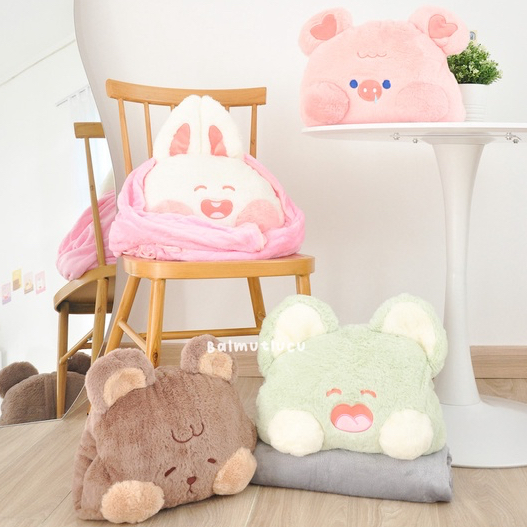 Jual Bantal Selimut Balmut In Kawaii Cartoon Boneka Selimut