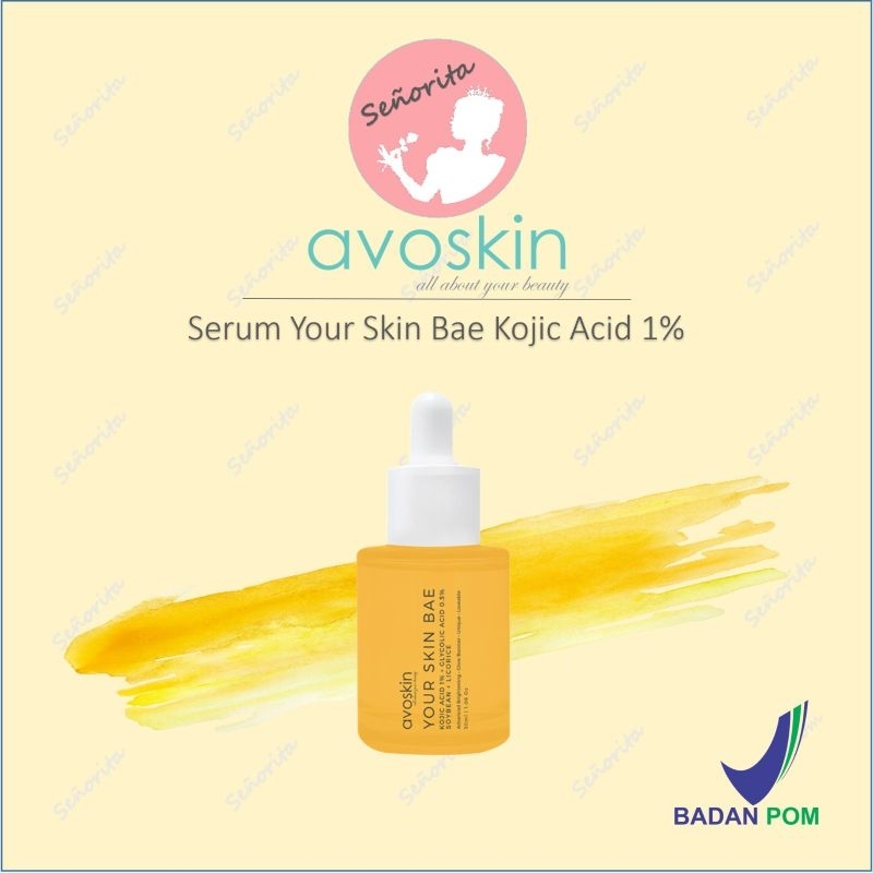 Jual Avoskin Your Skin Bae Serum Kojic Acid Ml Shopee Indonesia