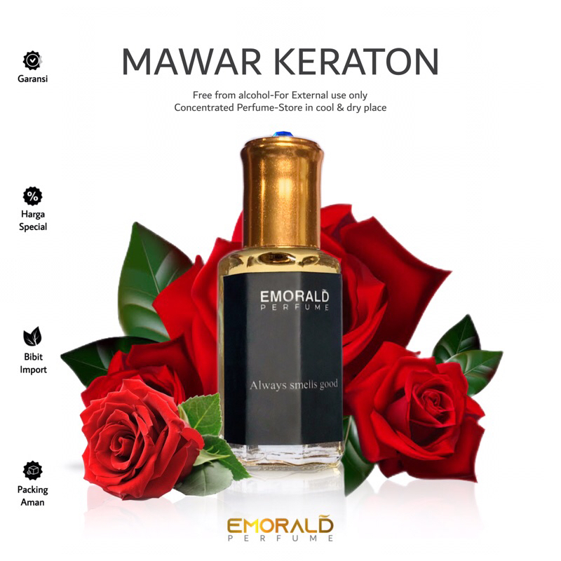 Jual Bibit Minyak Wangi Mawar Keraton Parfum Sholat Non Alcohol