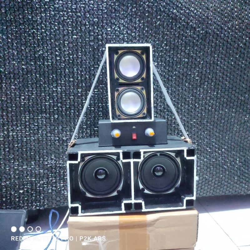 Jual Miniatur Sound System Hajatan Bisa Nyala Siap Bunyi Full Set