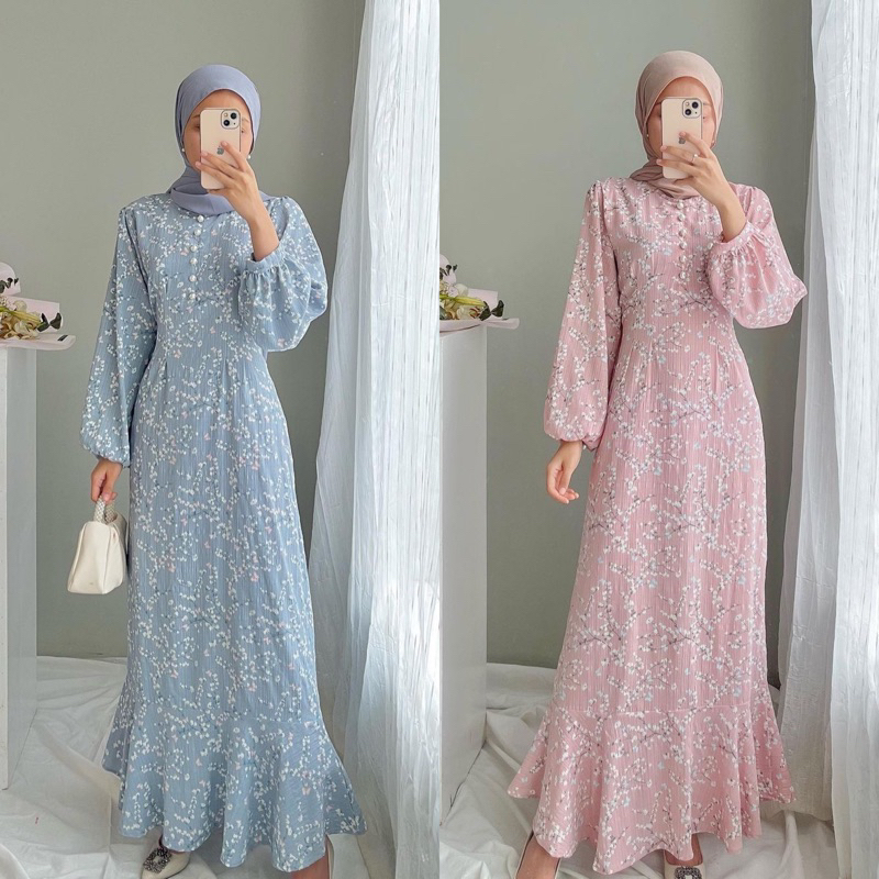 Jual Irene Dress Floral Korean Look Shopee Indonesia