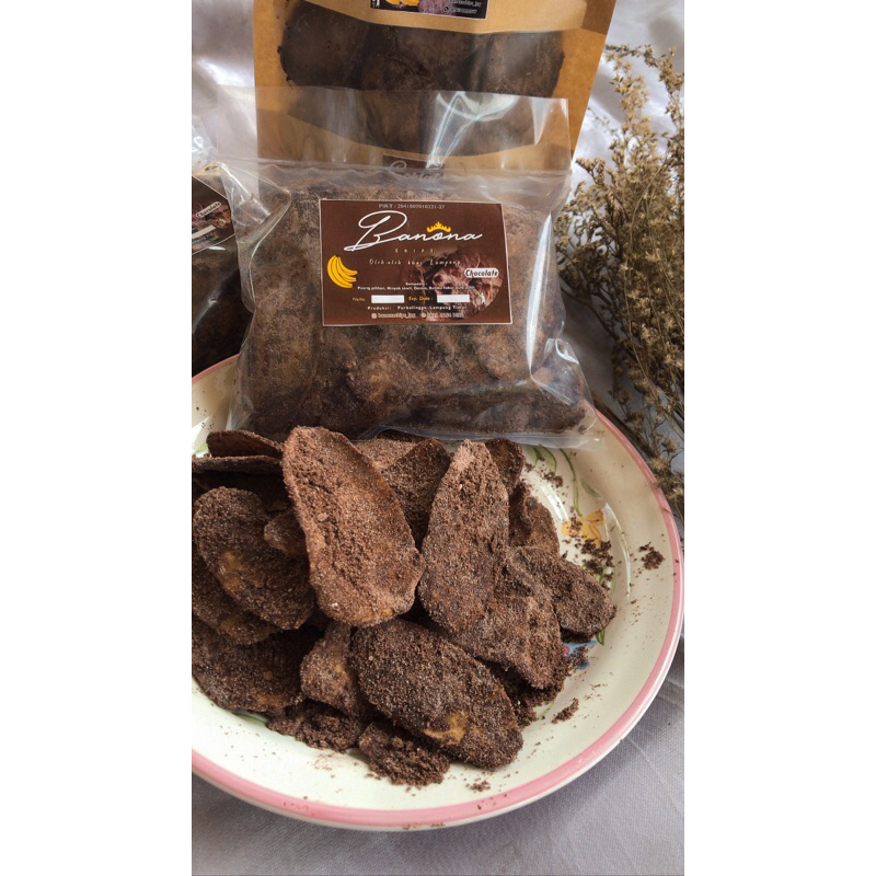 Jual Keripik Pisang Coklat Khas Lampung 120 Gram Shopee Indonesia