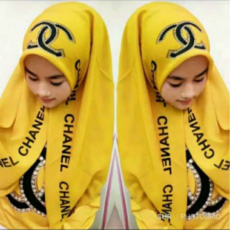 Jual Hijab Segiempat Gucci Chanel Terbaru Shopee Indonesia