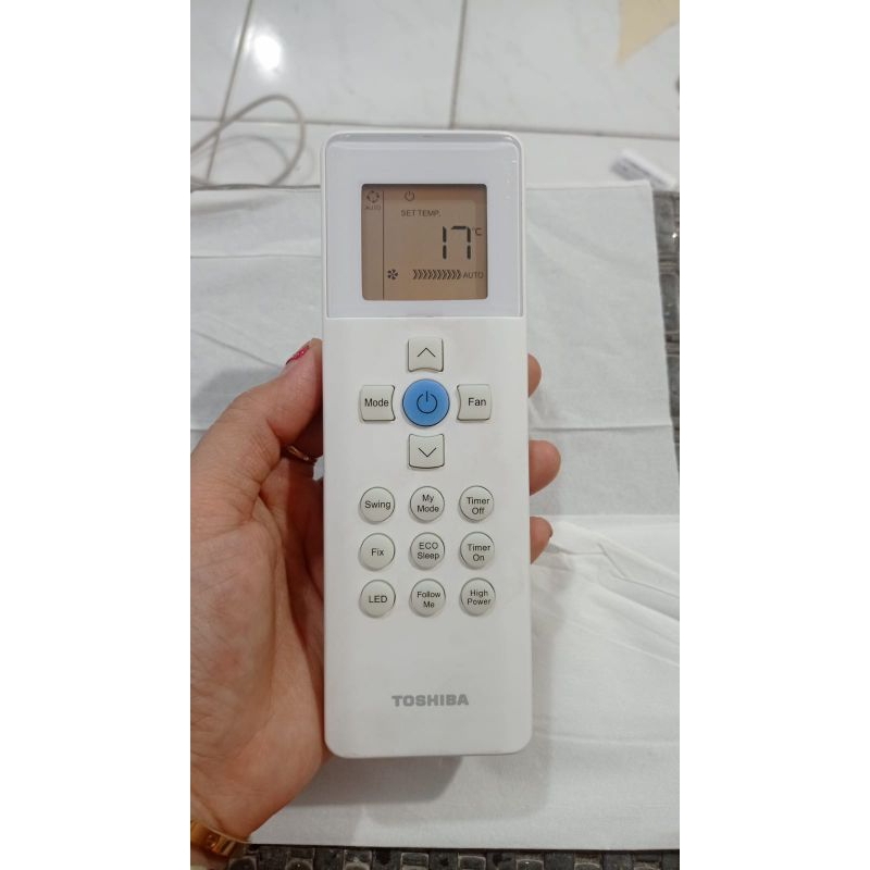 Jual REMOT AC MEREK TOSHIBA RG67N BGEF ORIGINAL ASLI Shopee Indonesia