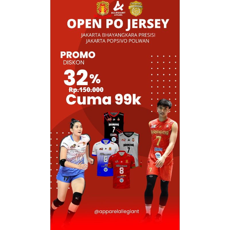 Jual Jersey Bhayangkara Persisi Proliga Shopee Indonesia