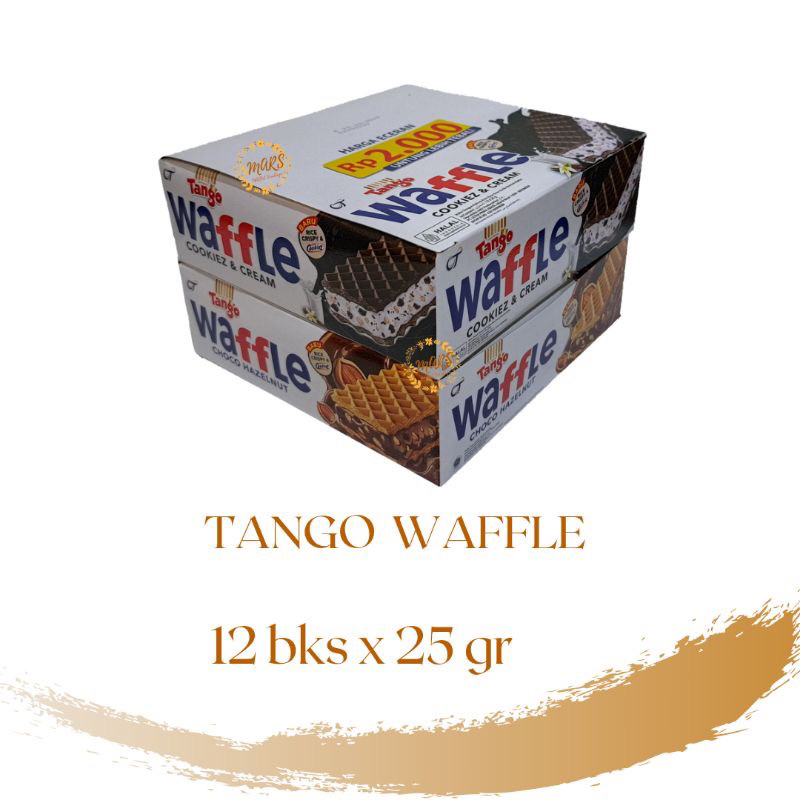 Jual Tango Waffle Choco Hazelnut Cookies Cream Ecer 2000 25gr 1Box