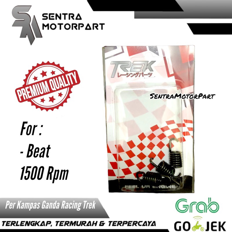 Jual Per Pir Kampas Ganda Racing Beat 1500 Rpm Trek Shopee Indonesia