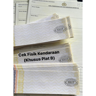 Jual Kertas Gesek Stiker Samsat Nomor Rangka Dan Mesin Resmi Cek Fisik