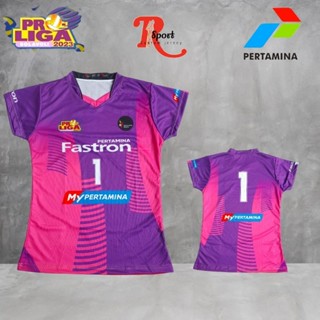 Jual Jersey Voli Cewek Pro Liga Fastron Hijau Free Custom Nomor