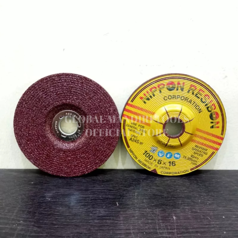 Jual NIPPON RESIBON Batu Gerinda Poles 4 X6mm Grinding Wheel 4 Inch