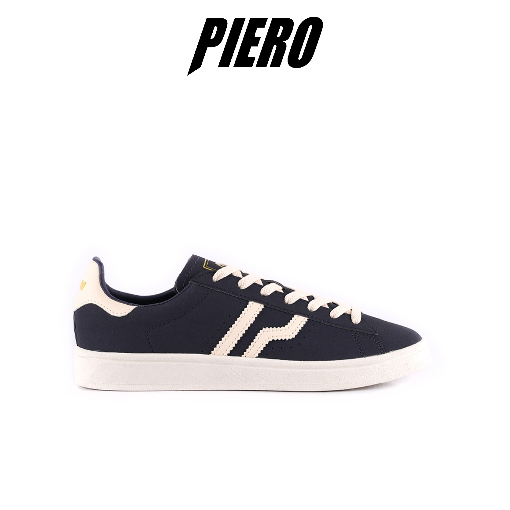 Jual Piero Sepatu Sneakers Pria Mojo St Vintage Navy Off White P