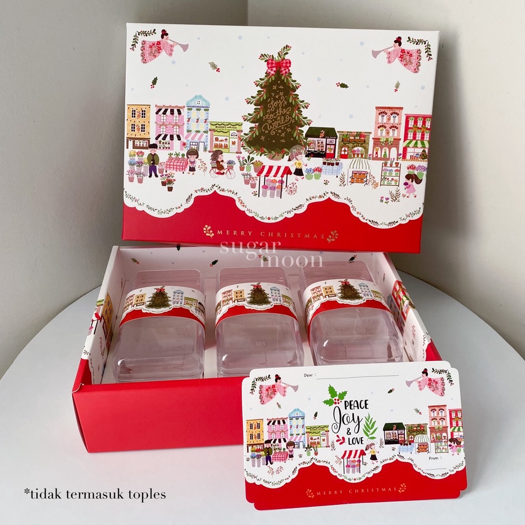 Jual Charlotte Box Kotak Christmas Xmas Natal Dus Packaging Cake Kue