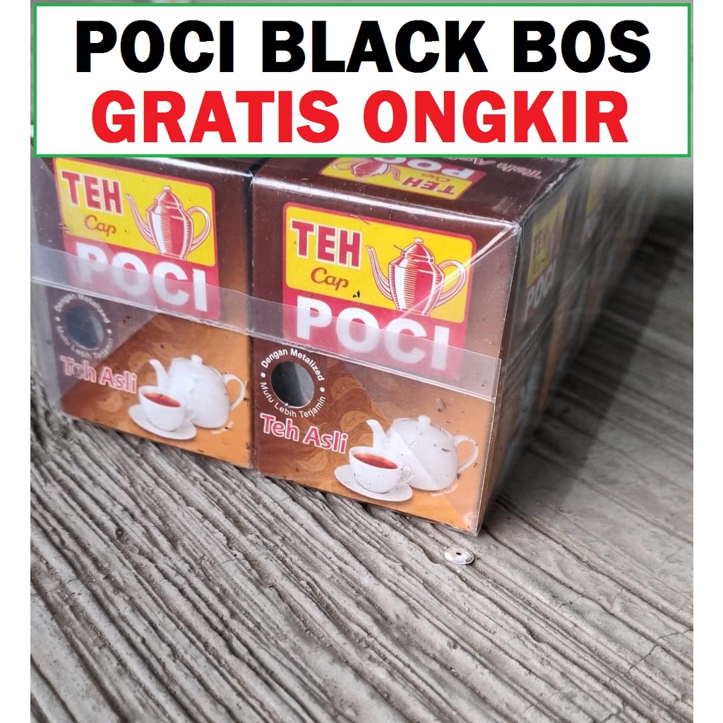 Jual Tpo Pb Gr Teh Poci Black Gr Bos Isi Pcs Teh Tubruk Poci