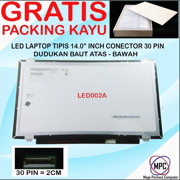 Jual LCD LAPTOP LED 14 0 14 Inch SLIM 30 PIN Shopee Indonesia