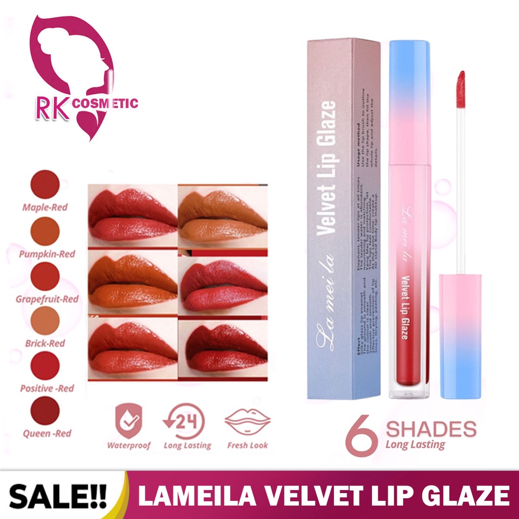 Jual Lameila Lipstick Cair Pelembab Bibir Tahan Air Dan Lama Lameila