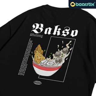 Jual Bearstix Oversized T Shirt BAKSO MALANG Kaos Oversize Kota