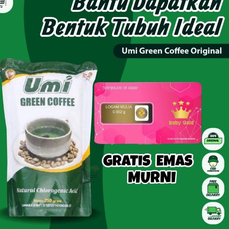 Jual Best Umi Green Coffee Original Pelangsing Ki Penurun Berat Badan