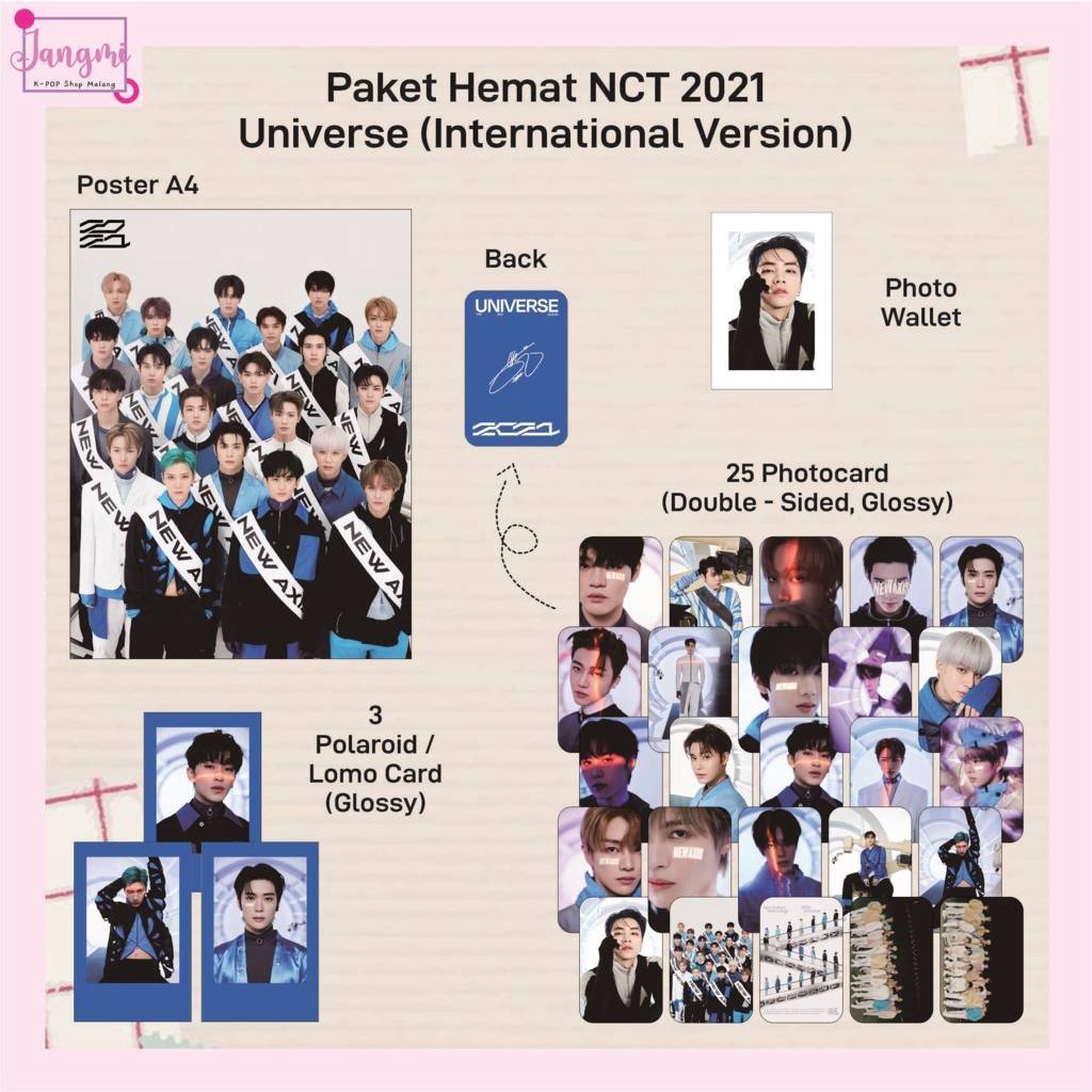 Jual Bisa Cod Paket Nct Universe Nct Universe Fankit