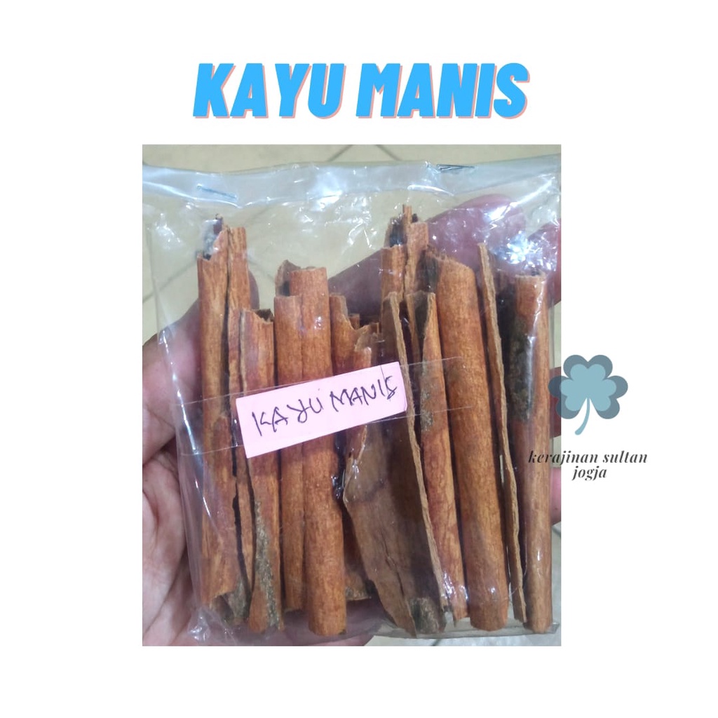 Jual KAYU MANIS BATANG CINNAMON STICK SUPER QUALITY UTUH 100GRAM