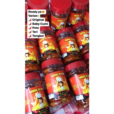 Jual Sambal Bu Dewi Shopee Indonesia