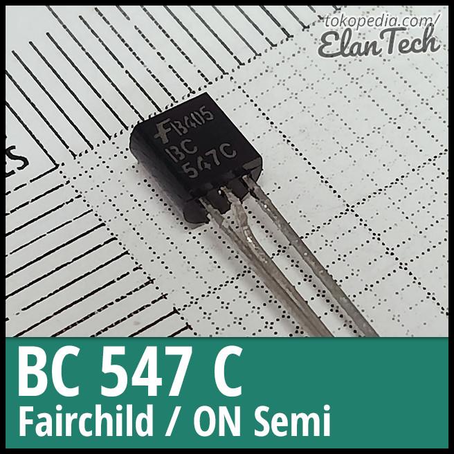 Jual Bc547 Original On Semi Bc547C Bc 547 Bipolar Npn Transistor