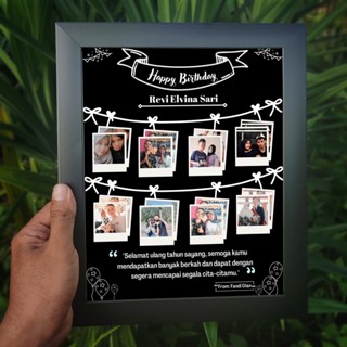 Jual Gift Ultah Kado Ulang Tahun Cetak Foto Plus Bingkai Kaca