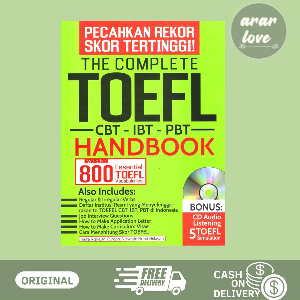 Jual Buku Pecahkan Rekor Skor Tertinggi The Complete Toefl Cbt Ibt Pbt