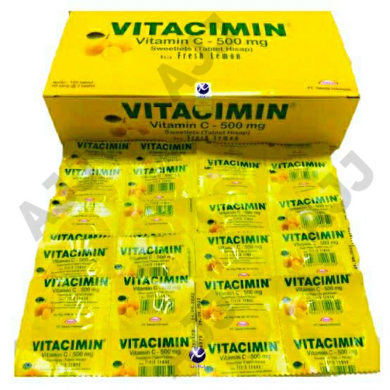 Jual PROMO VITACIMIN C 500mg 1 BOX ISI 100 PER TABLET Shopee Indonesia