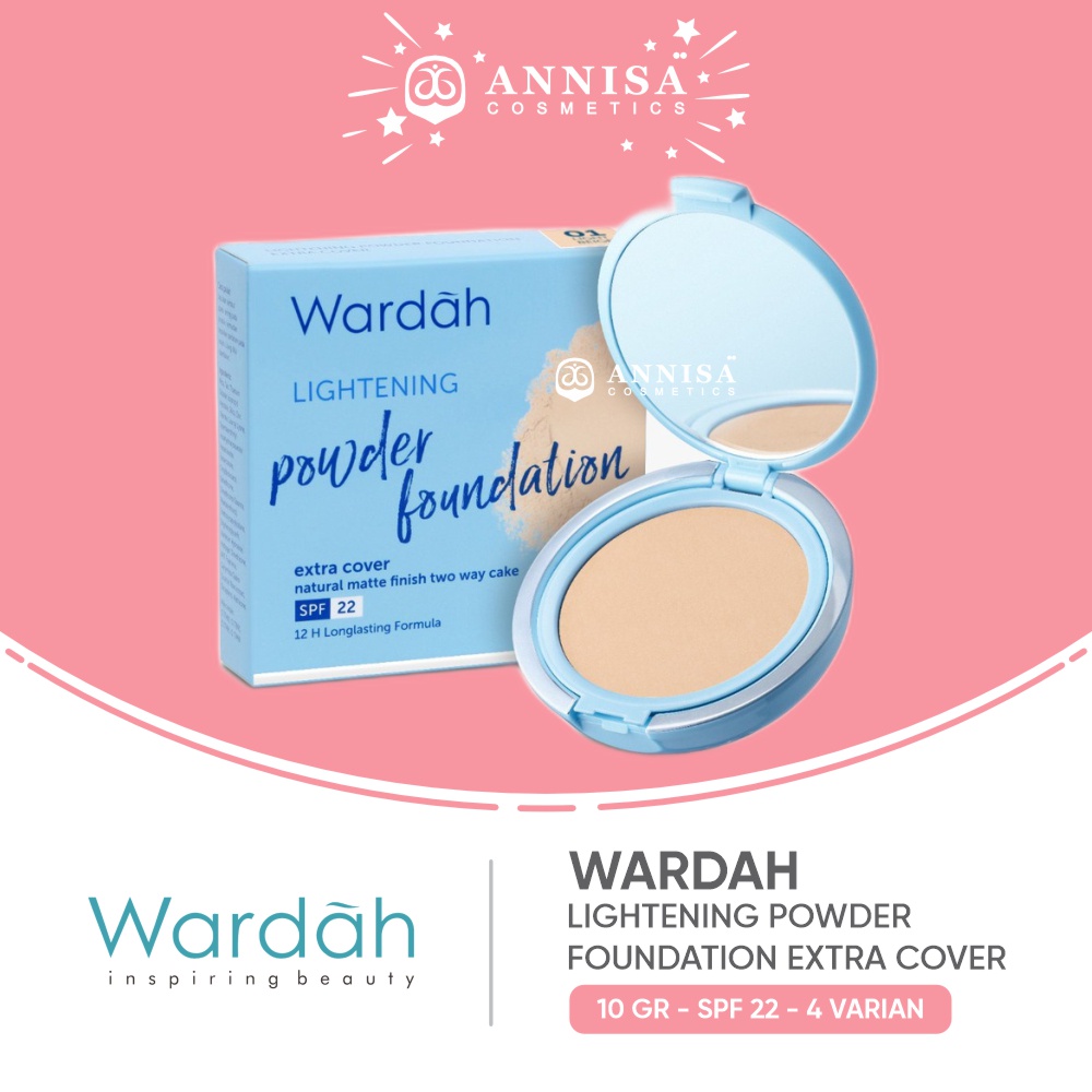 Jual Wardah Lightening Powder Foundation Extra Cover Bedak Yang