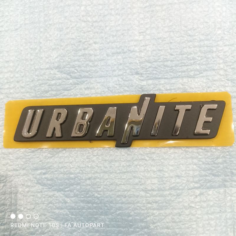 Jual Emblem Tulisan Urbanite Honda Brio Original Shopee Indonesia