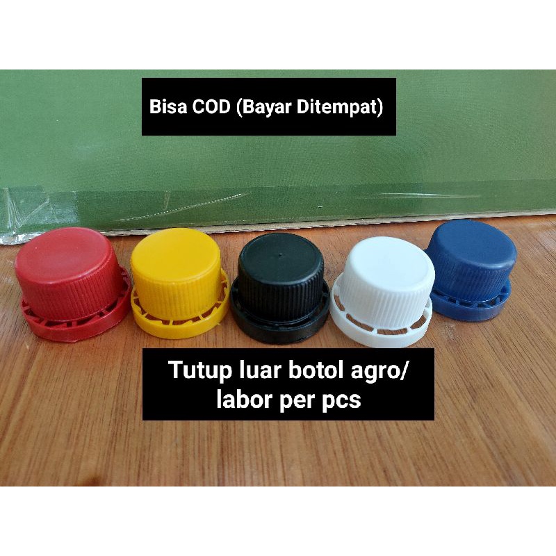 Jual Tutup Luar Botol Agro Labor Hdpe Per Pcs Shopee Indonesia