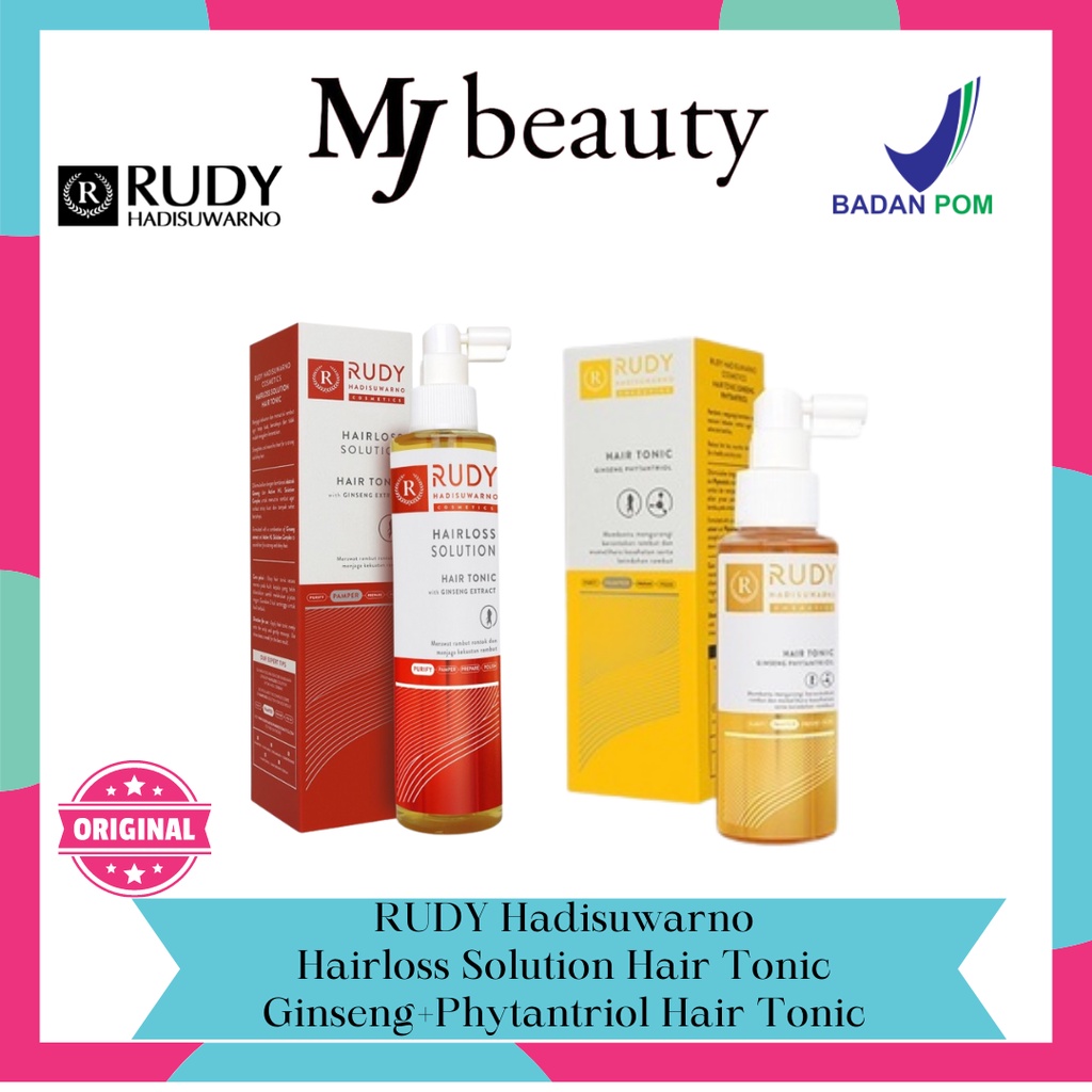 Jual Rudy Hadisuwarno Hairloss Solution Hair Tonic Ginseng Phytantriol