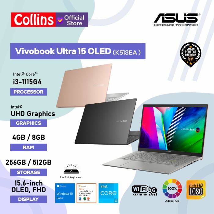 Jual Mahesstore Asus Vivobook Ultra K Ea I G Gb Gb