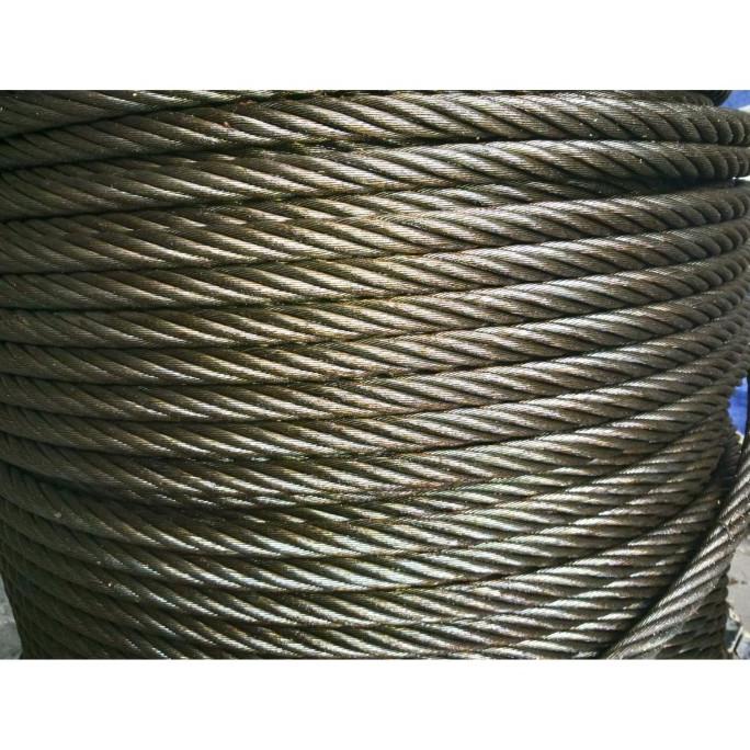 Jual Kawat Seling Mm Full Baja Hitam Wire Rope Iwrc Mm Seling