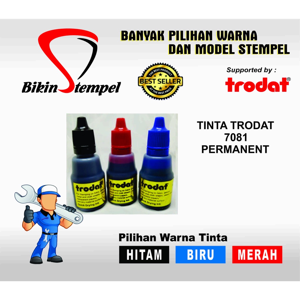 Jual Tinta Stempel Trodat Permanent Shopee Indonesia