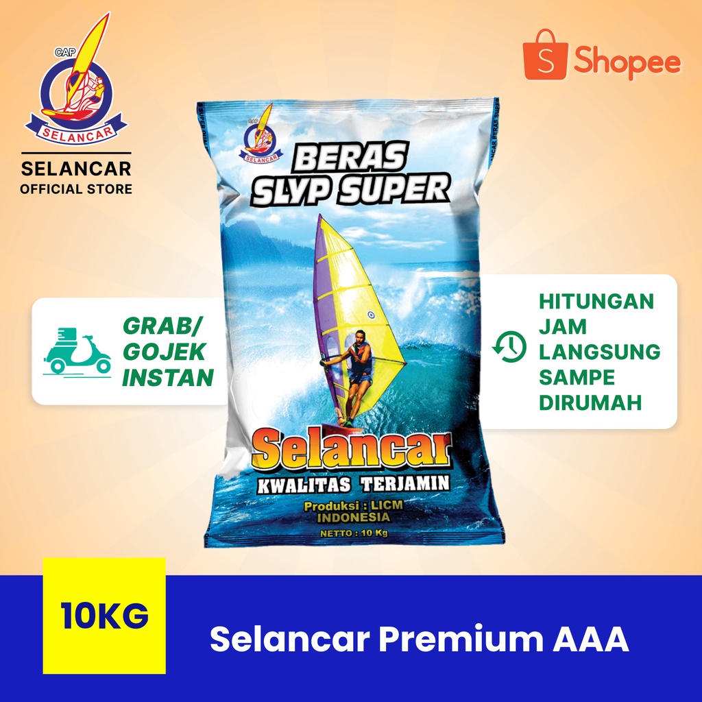 Jual Beras Cap Selancar Premium Aaa Ready Kemasan Kg Kg Dan Kg