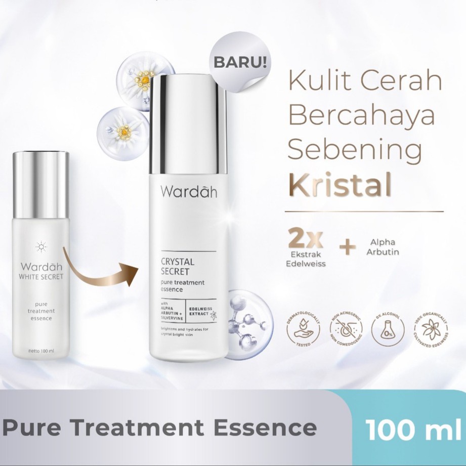 Jual Wardah Crystal Secret Pure Treatment Essence Ml Shopee Indonesia