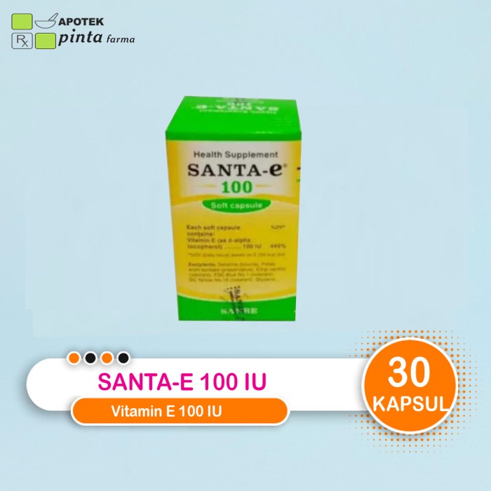 Jual Santa E Iu Soft Capsules Shopee Indonesia