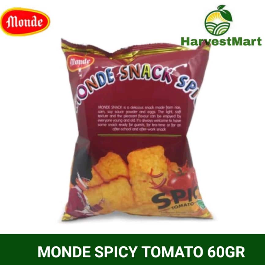 Jual Monde Snack Spicy Tomato Harvestmart Shopee Indonesia