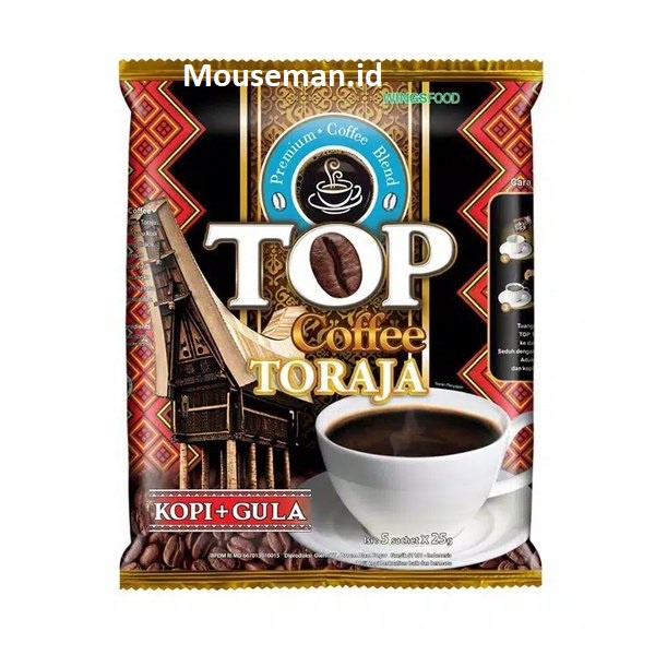 Jual Mouseman TOP Coffee TORAJA Kopi Gula 25gr Shopee Indonesia