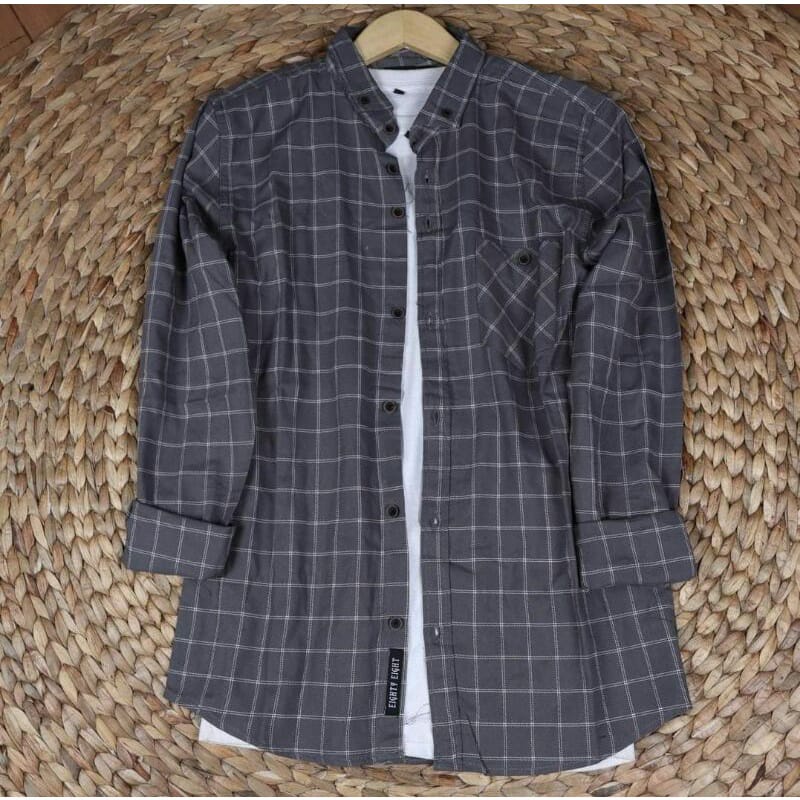 Jual Kemeja Flanel Pria Kualitas Premium Lengan Panjang Unisex Exklusif