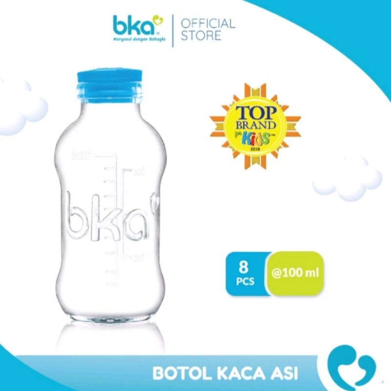 Jual Botol Kaca Asi Bka Isi Pcs Breastmilk Glass Bottle Shopee