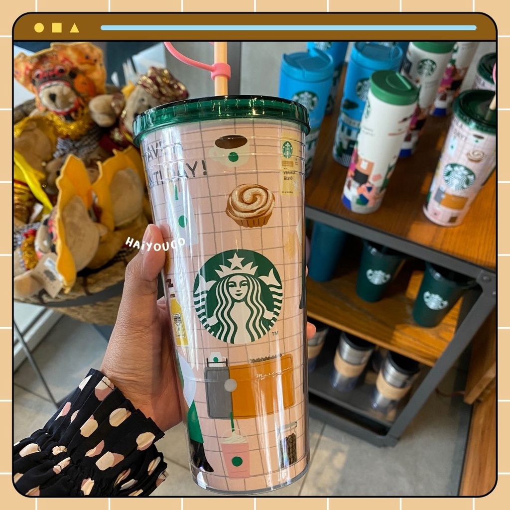 Jual Tumbler Starbucks Indonesia X Yongss Oz Acrylic Autumn